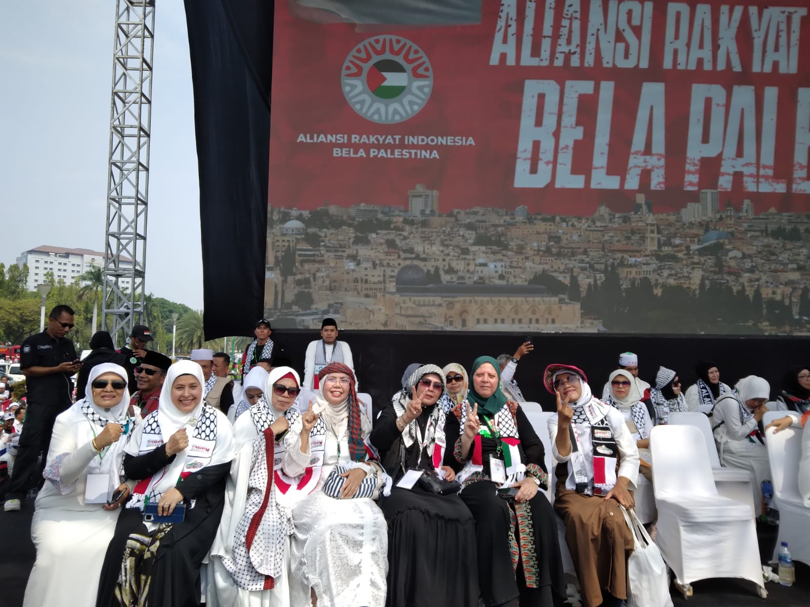 Aksi Akbar Aliansi Rakyat Indonesia Bela Palestina