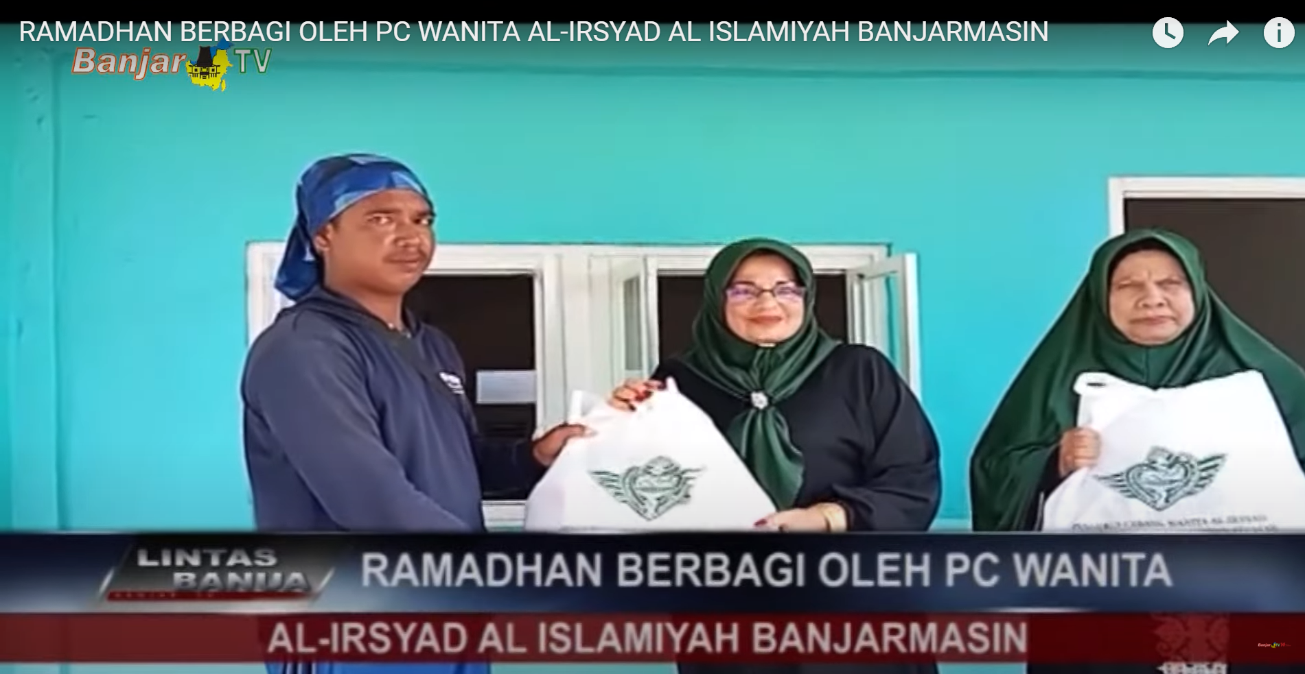 Ramadhan  Berbagi Oleh PC Wanita Al-Irsyad Al-Islamiyyah Banjarmasin