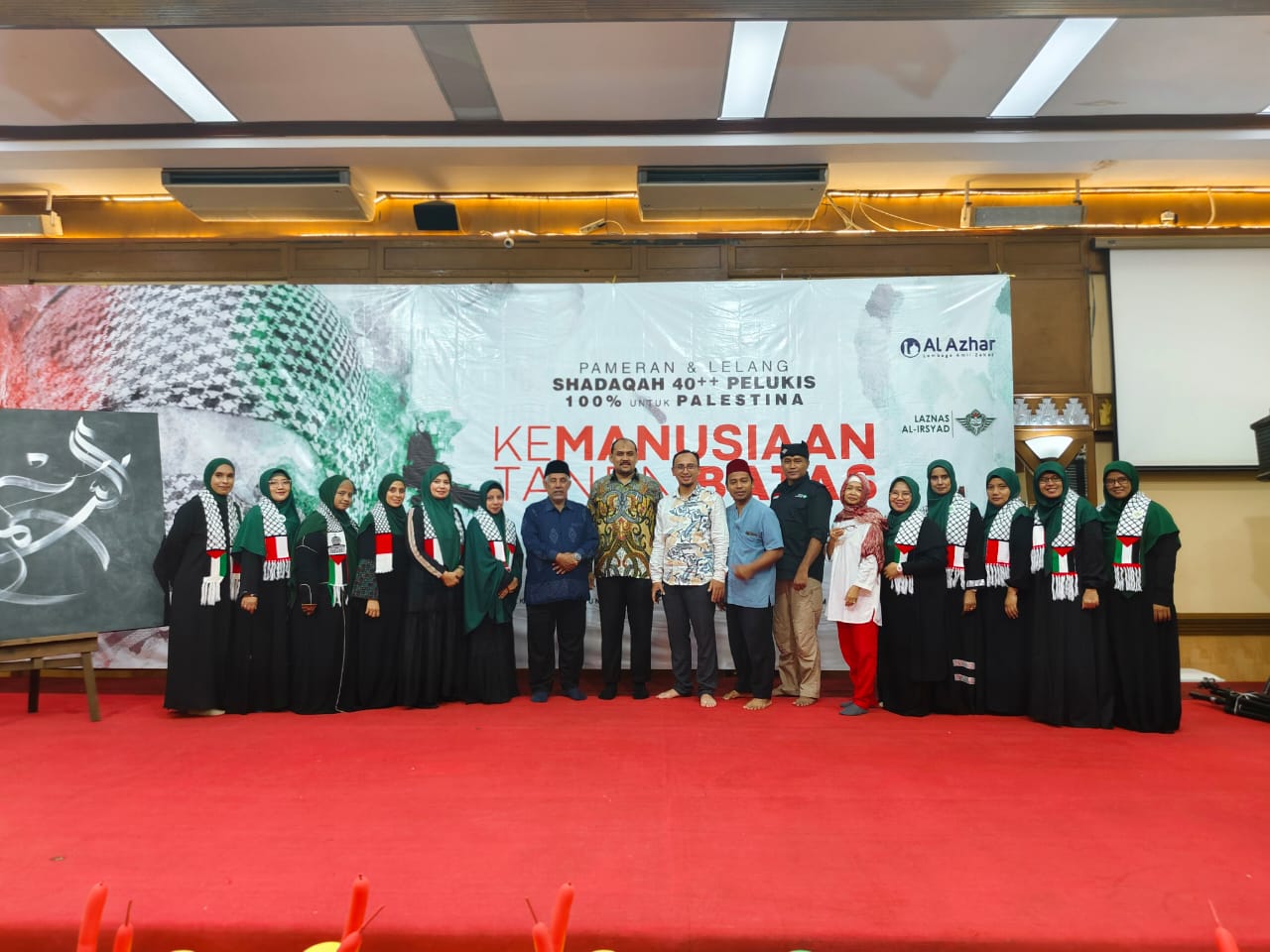 Pameran Lelang Shadaqaah Lukisan Peduli Palestina