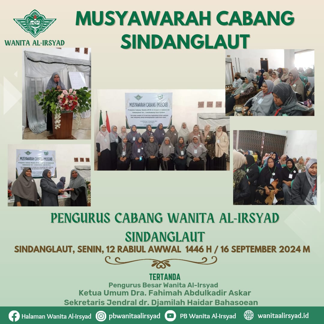 Musyawarah Cabang Wanita Al-Irsyad SindangLaut