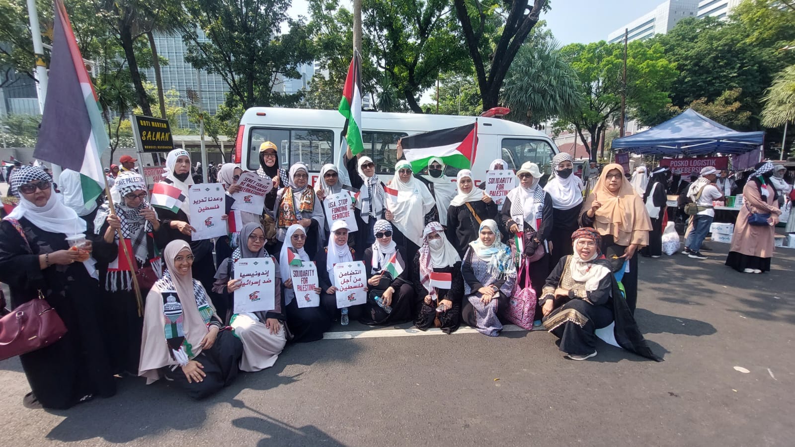 Aksi Damai Sumpah Pemuda Indonesia Lawan Pembantaian Di Palestina