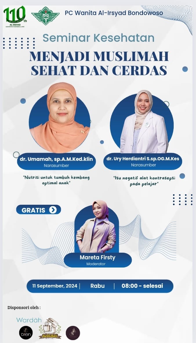 Seminar Kesehatan Menjadi Muslimah Sehat dan Cerdas