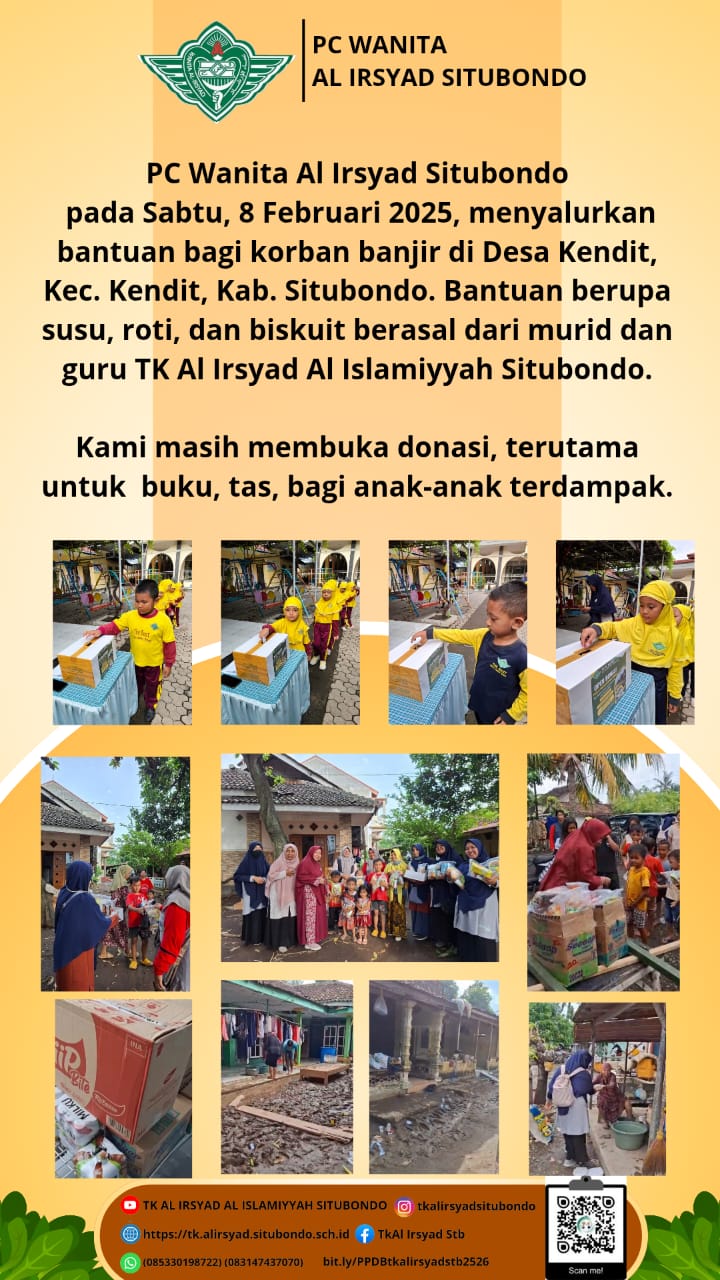 BAKSOS KORBAN BANJIR - PCW SITUBONDO