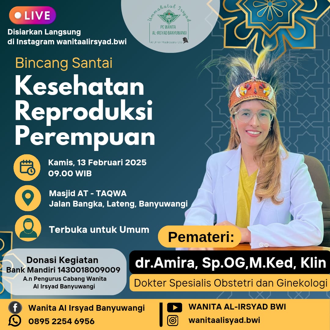 SEMINAR BINCANG SANTAI - Kesehatan Reproduksi Wanita