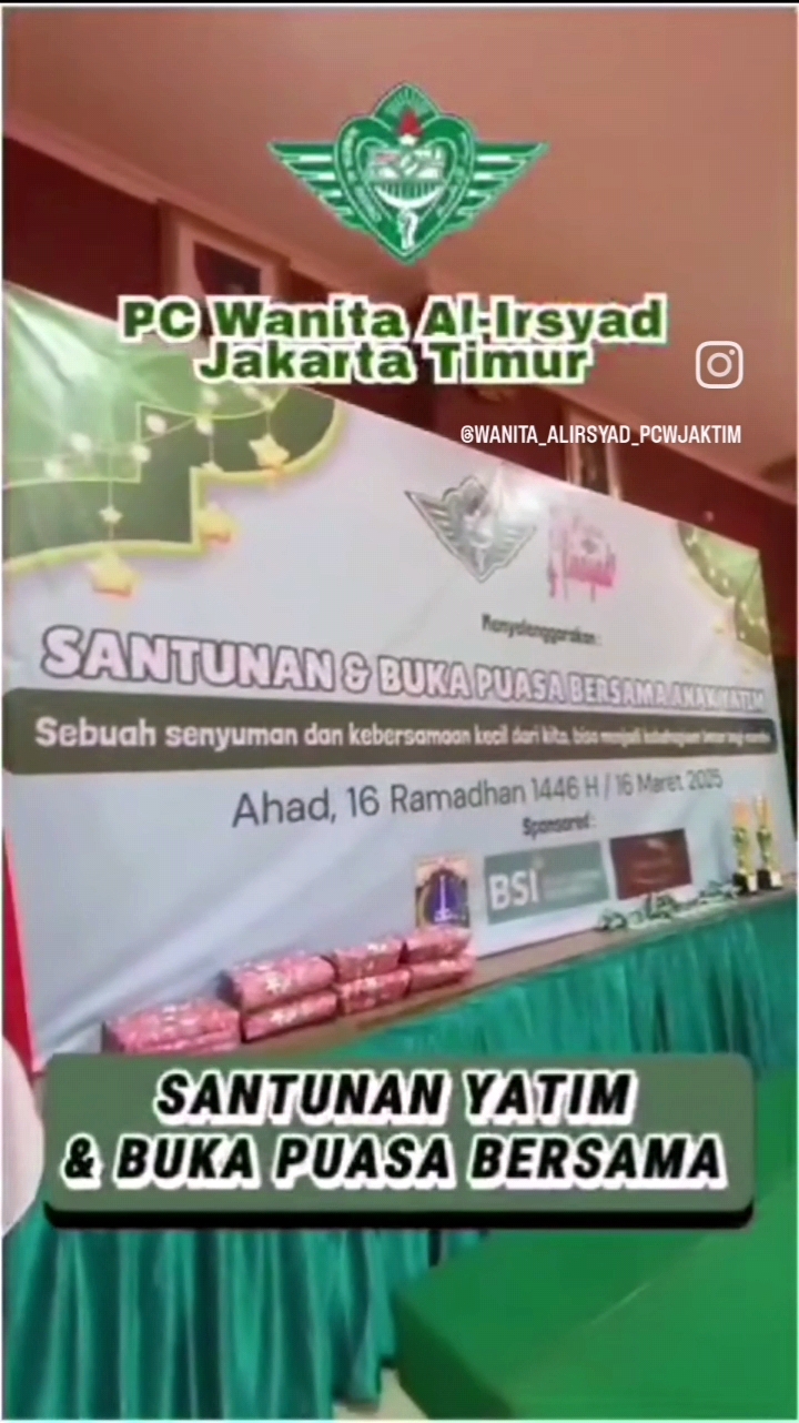Santunan dan Buka Puasa Bersama Anak Yatim