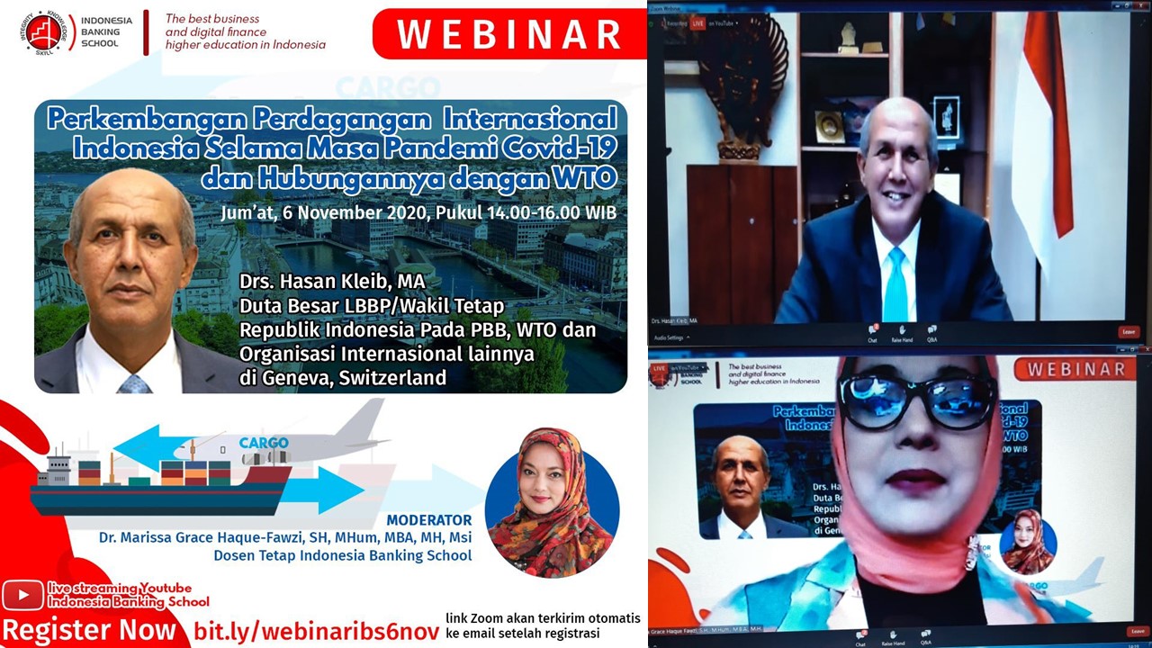 Departemen Organisasi & Hubungan Antar Lembaga PB Wanita Al Irsyad Hadiri Webinar Nasional Indonesia Banking School