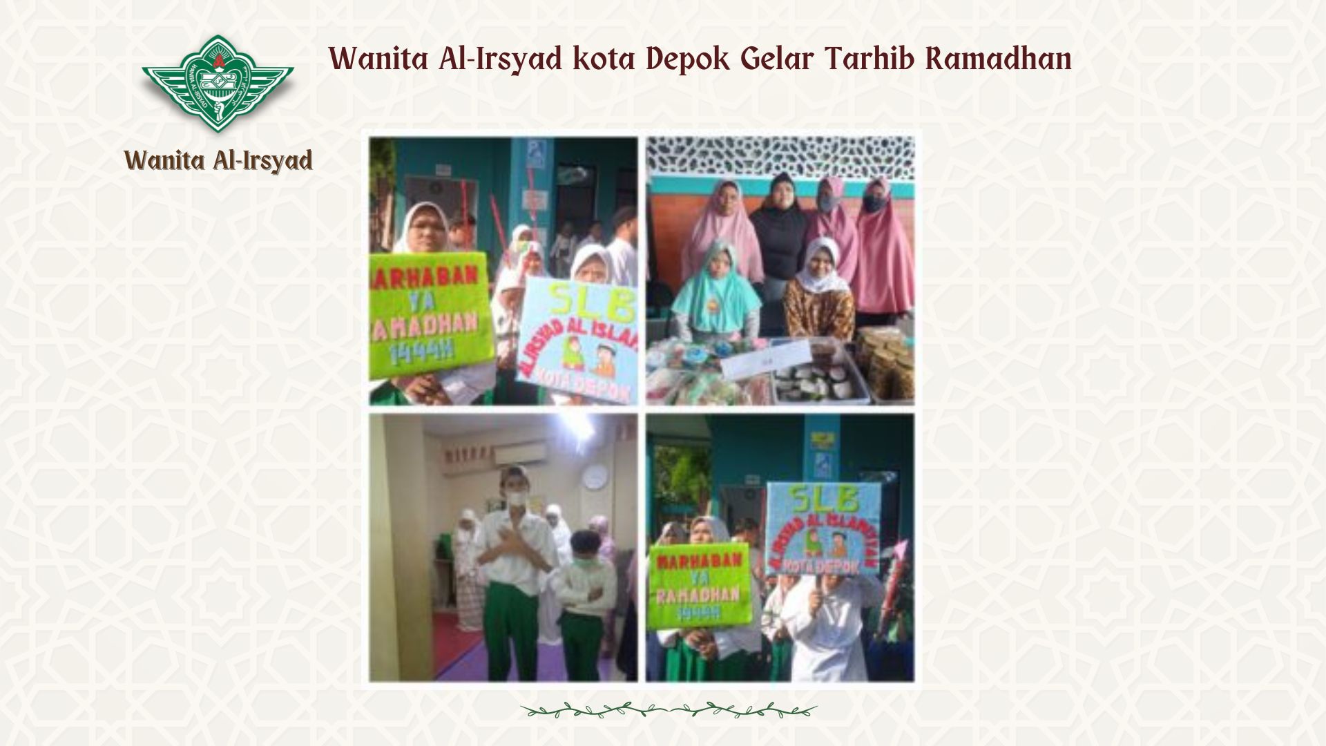 Wanita Al-Irsyad kota Depok Gelar Tarhib Ramadhan