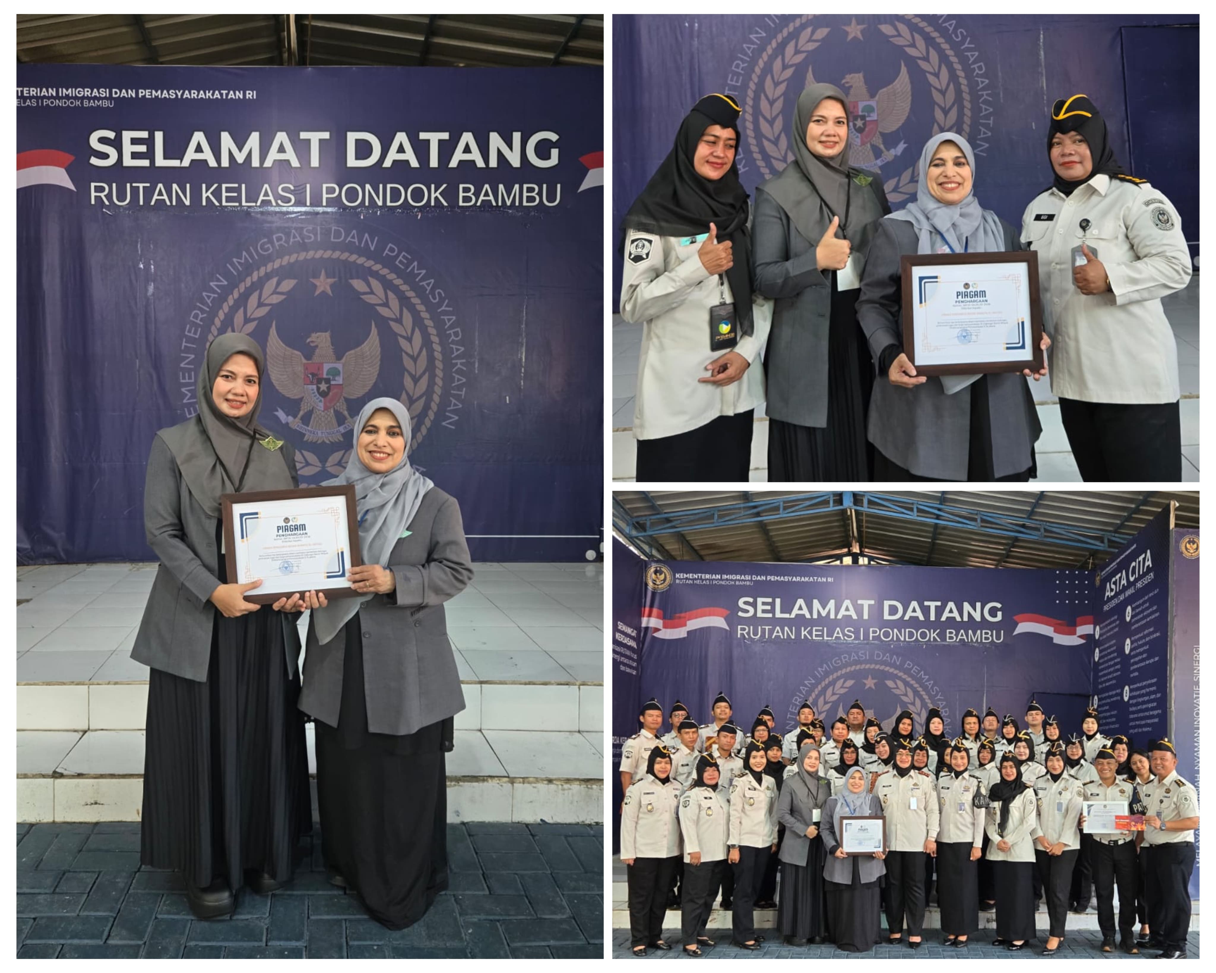 Wanita Al-Irsyad Menerima Penghargaan dari Kanwil Kementerian Imigrasi dan Pemasyarakatan RI 