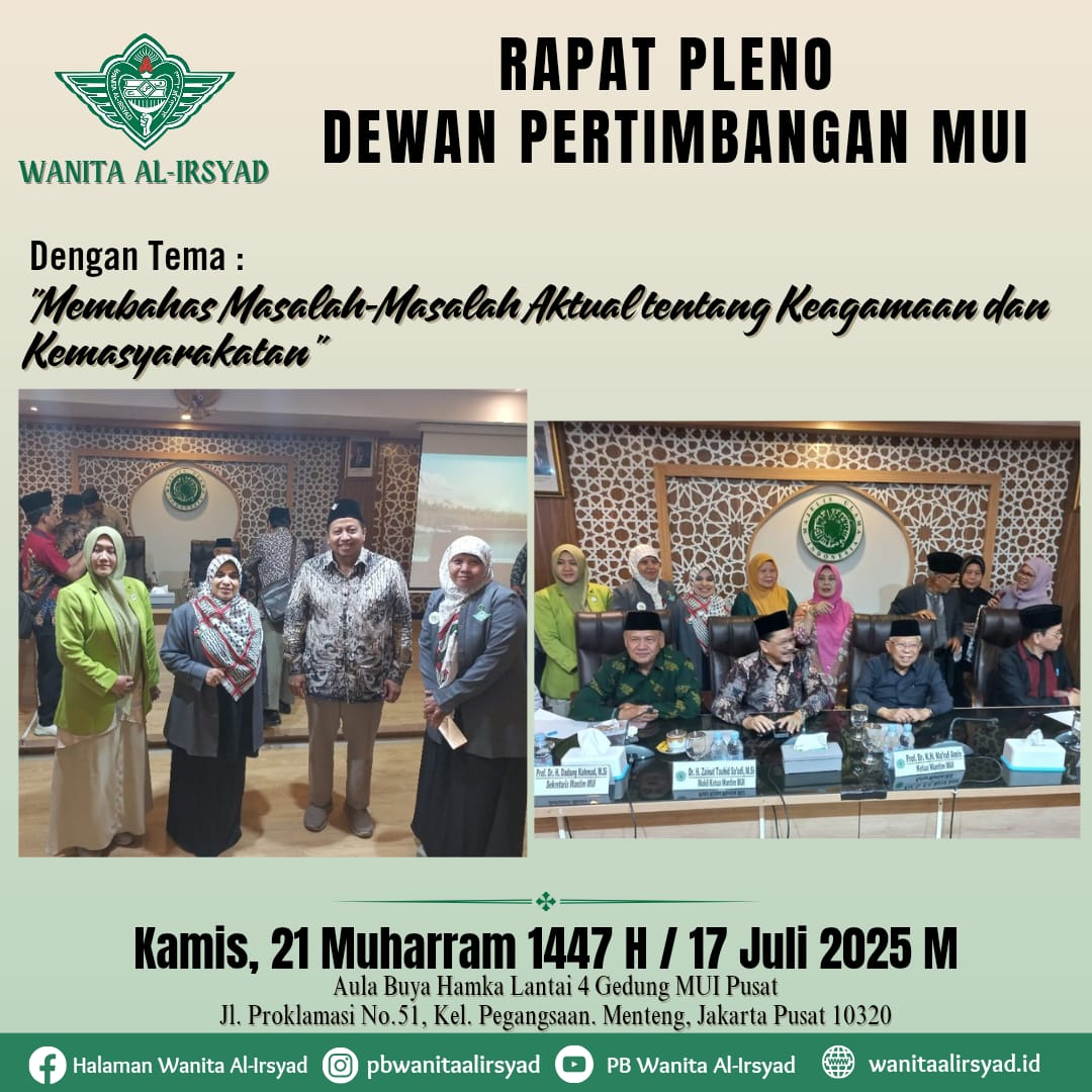 RAPAT PLENO DEWAN PERTIMBANGAN MUI