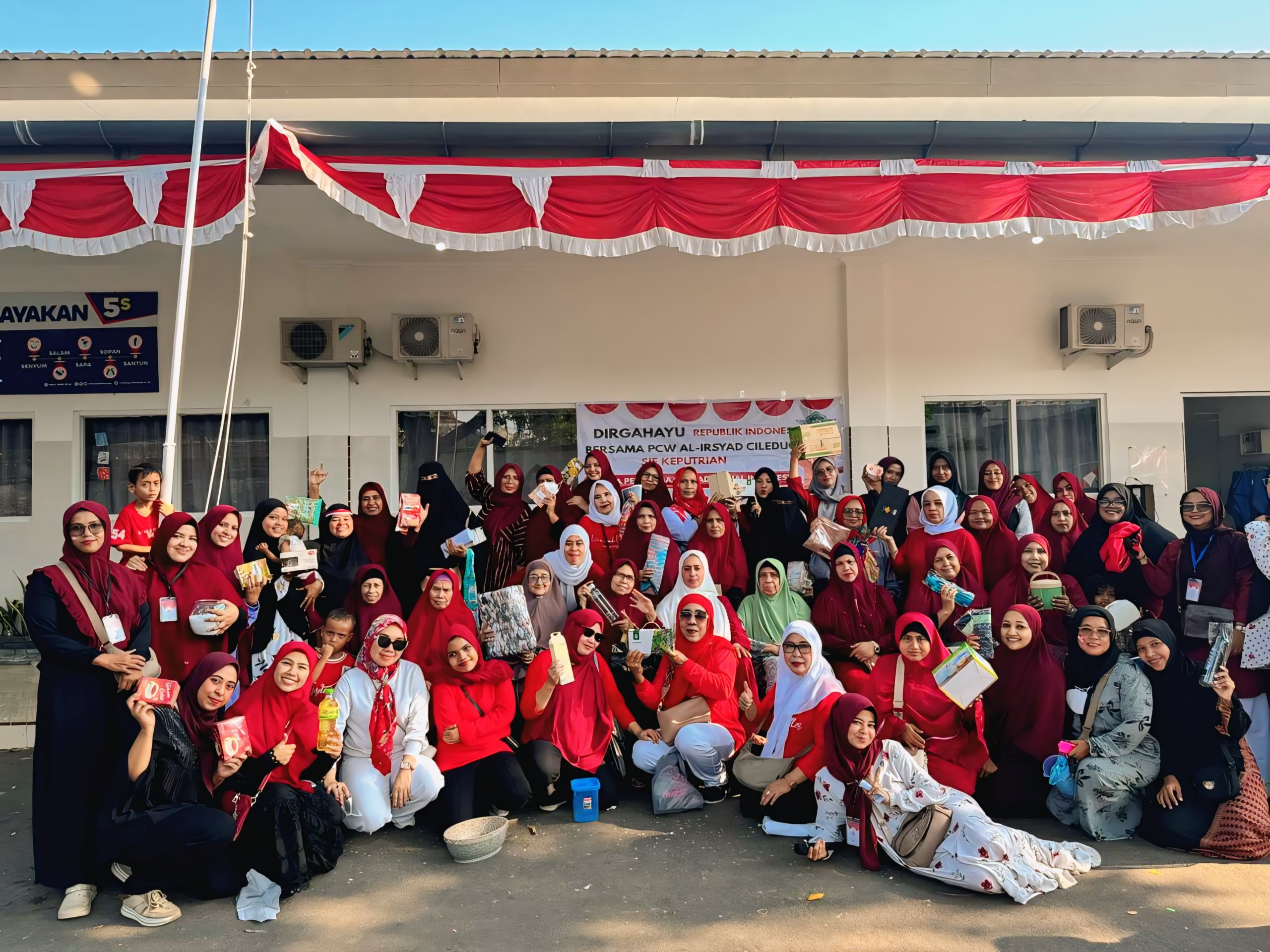 Sie Keputrian dan PCW Al-Irsyad Ciledug Menyemarakkan HUT RI Ke 80