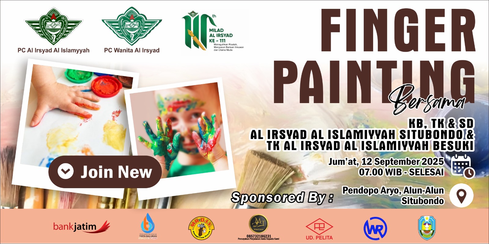 PCW Situbondo Mengadakan Kegiatan Finger Painting