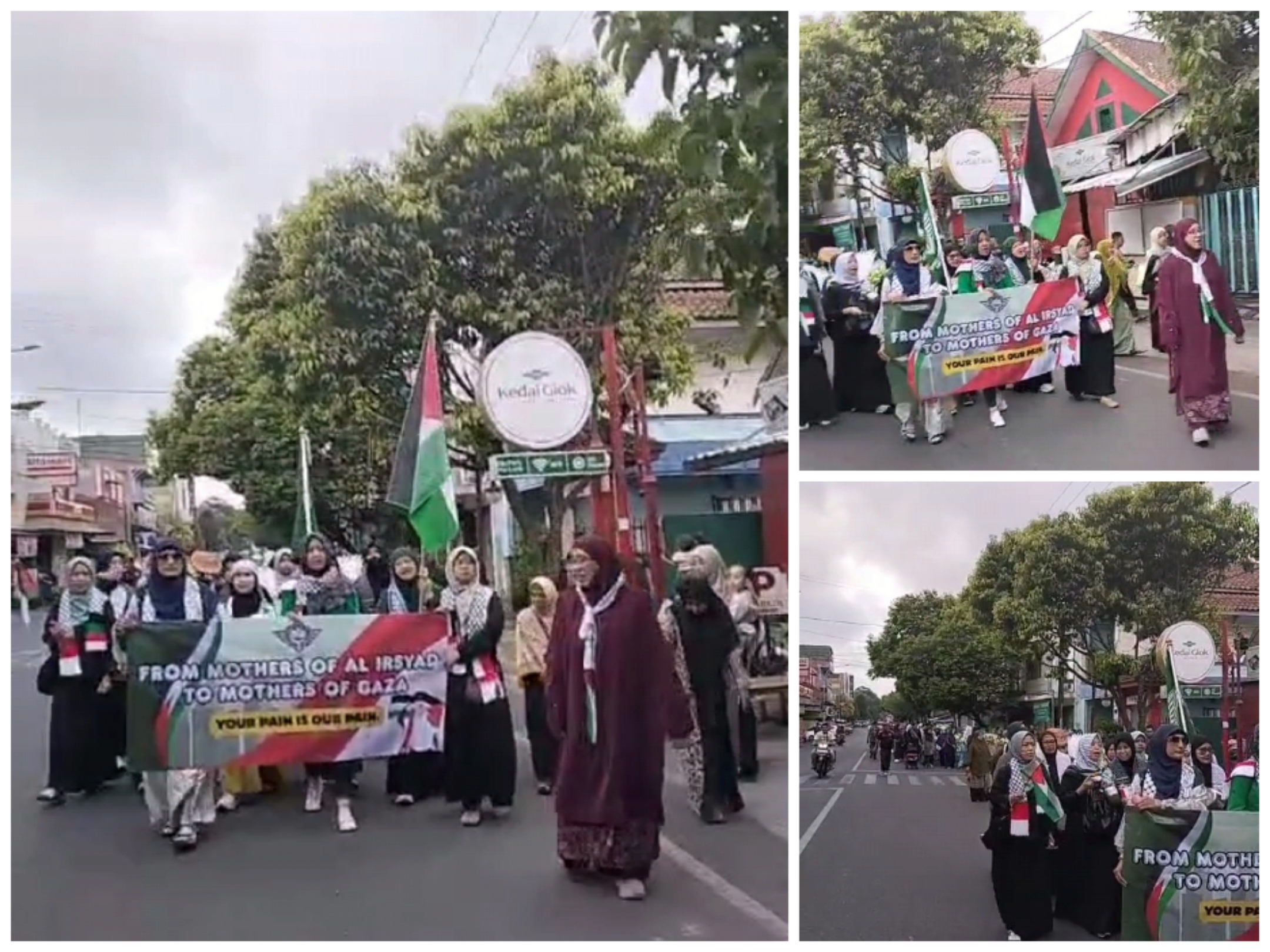 Aksi Bela Palestina PCW Malang Untuk Para Ibu Di Gaza