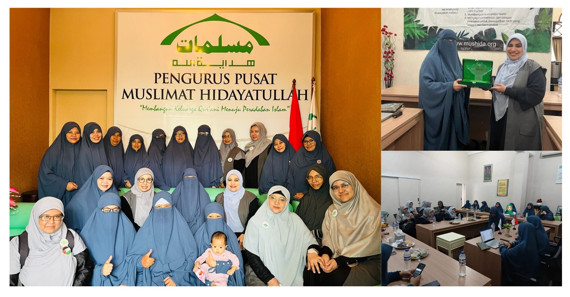 PB Wanita Al-Irsyad Silaturrahim Kunjungi dan Audensi ke PP Muslimat Hidayatullah