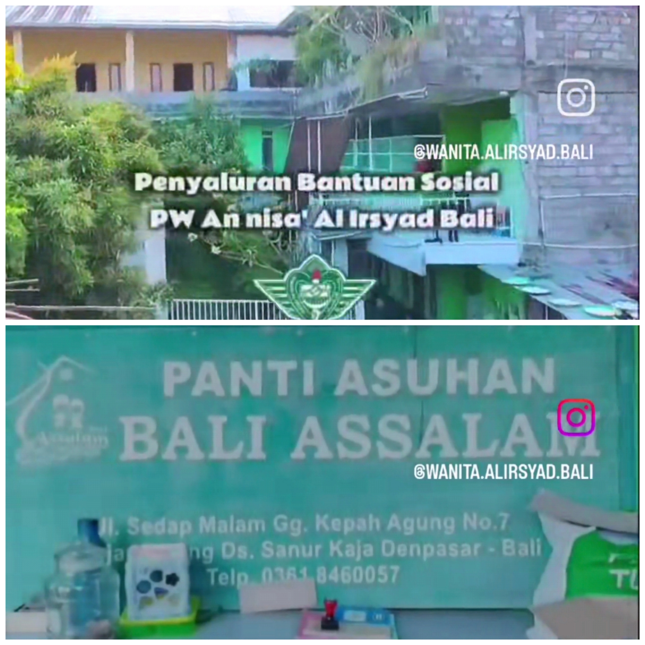 PCW Al-Irsyad Menyalurkan Bantuan Kepada Panti Asuhan Bali Assalam Desa Sanur Denpasar