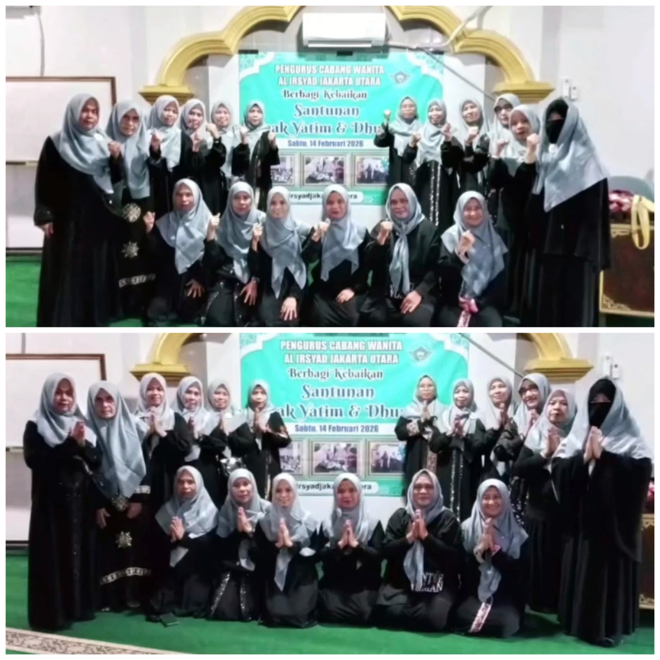 PCW Al-Irsyad Jakarta Utara Berbagi Kepada Yatim Dan Dhuafa