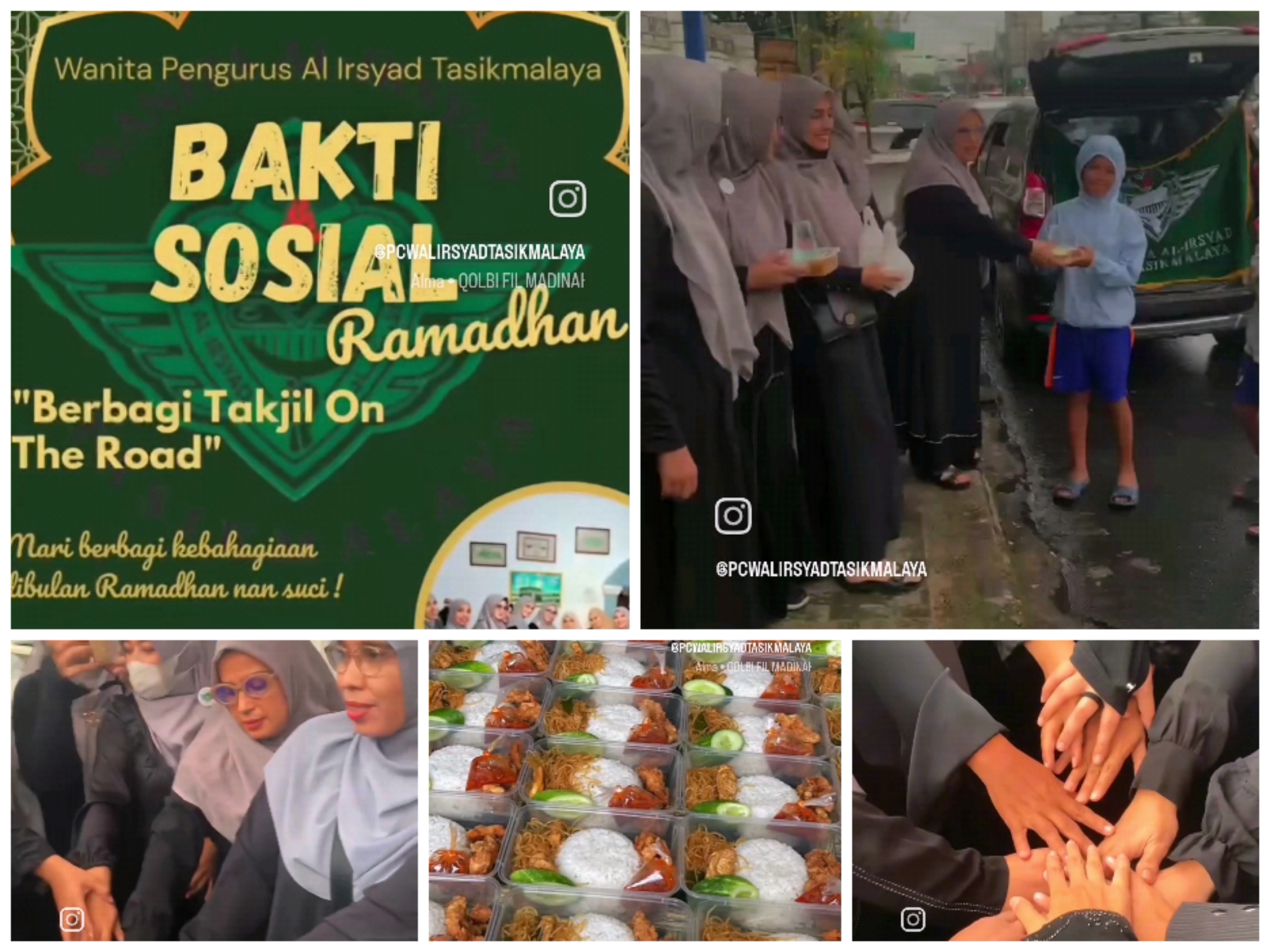 Bagi Takjil On The Road Ramadhan 1447H/2026 PCW Al-Irsyad Tasikmalaya 
