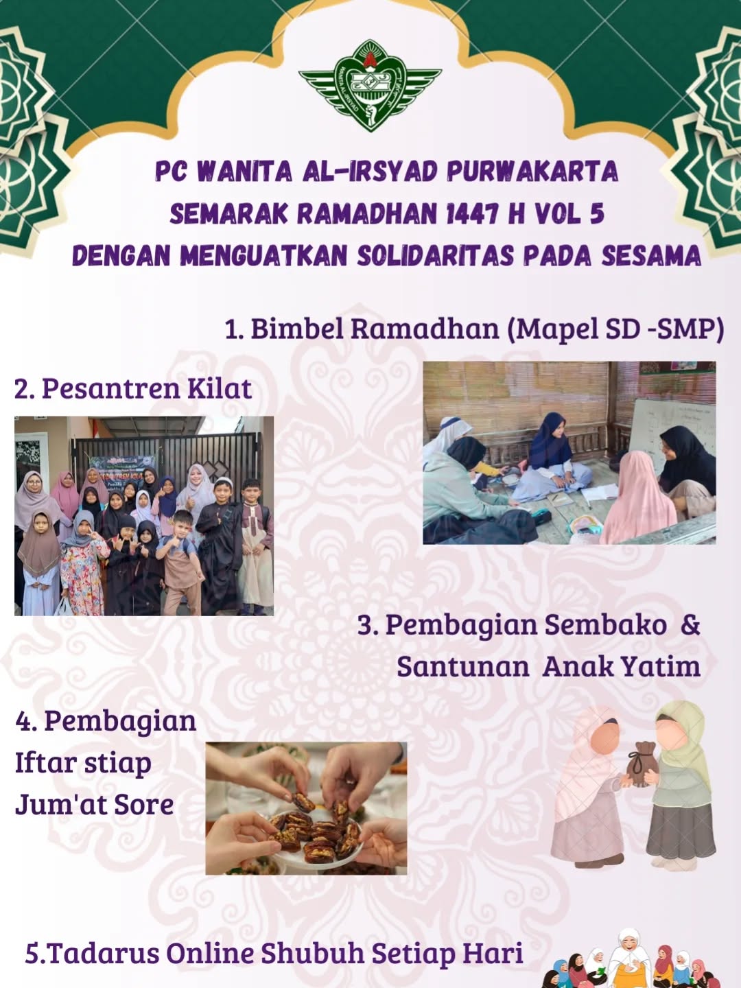 Kegiatan Ramadhan 1447H/2026 PCW Al-Irsyad Purwakarta